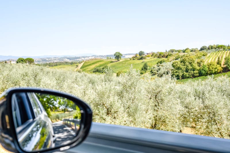 Self-drive through Italy